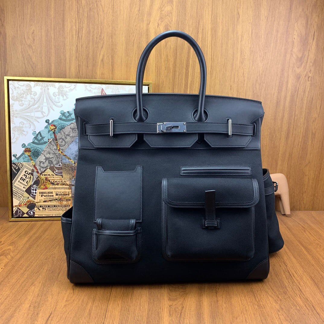 Hermès Haut à Courroies Black