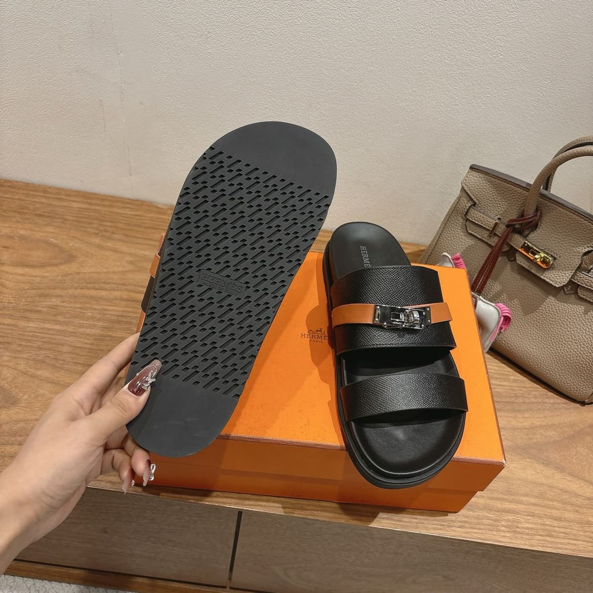 Hermes Milano Black and Brown