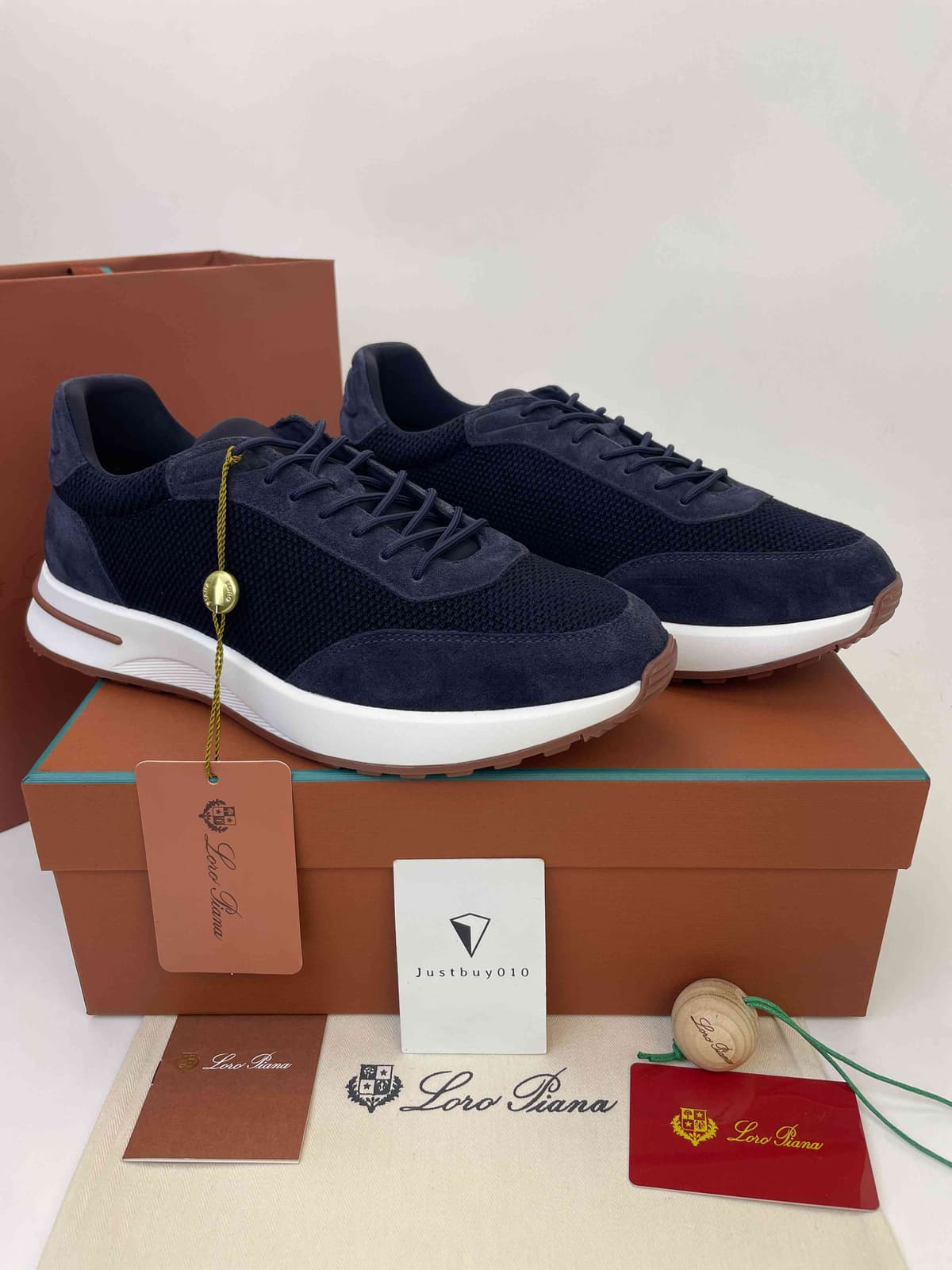 Loro Piana 360 Flexy Walk Knit Navy