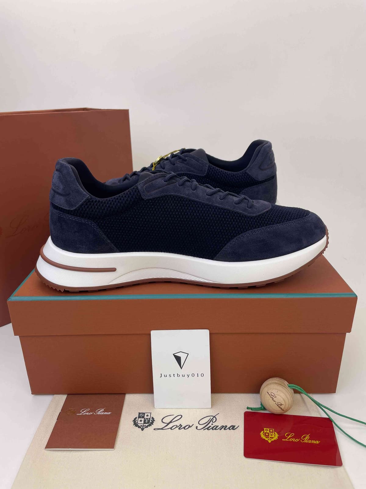 Loro Piana 360 Flexy Walk Knit Navy