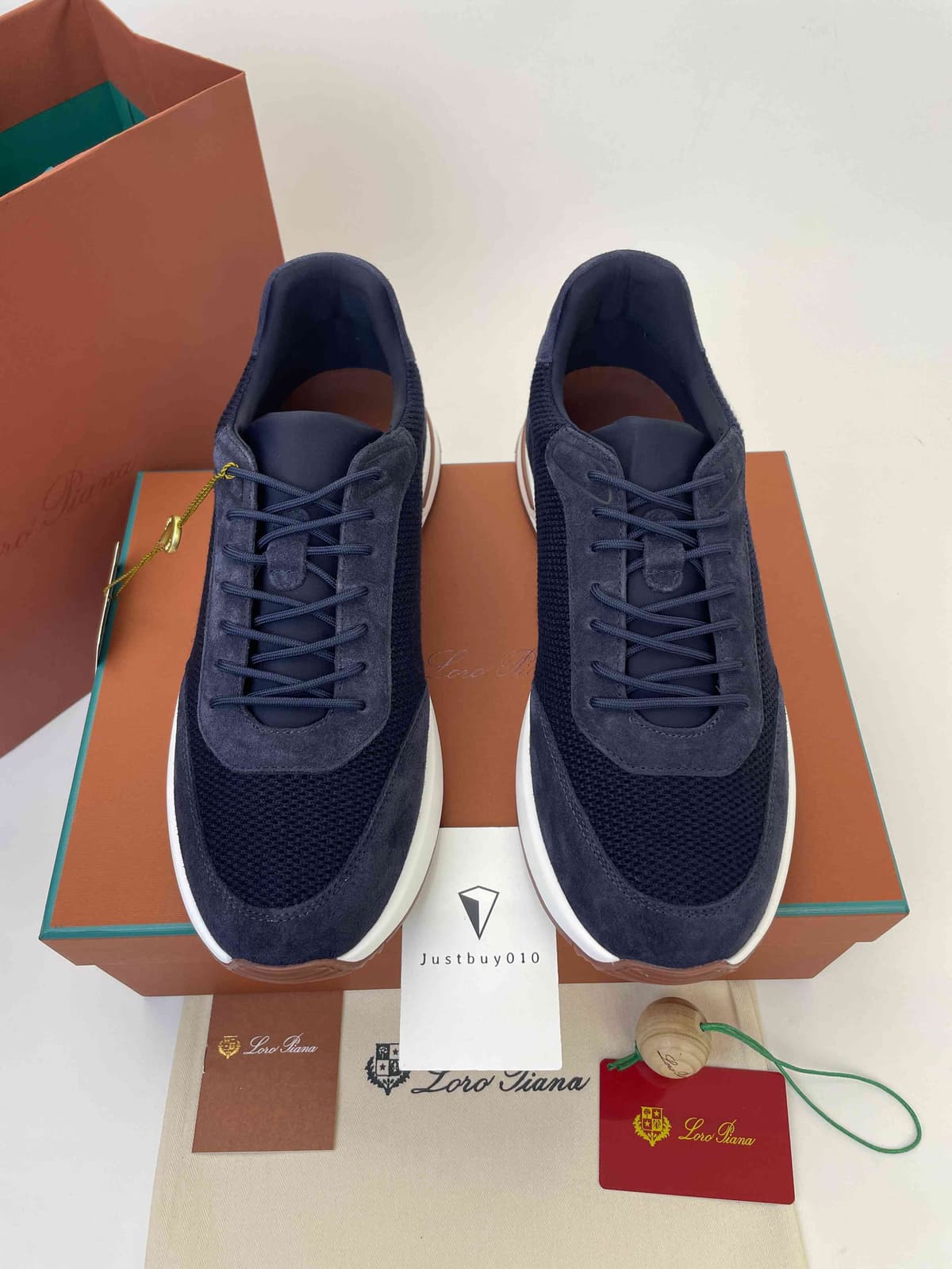 Loro Piana 360 Flexy Walk Knit Navy