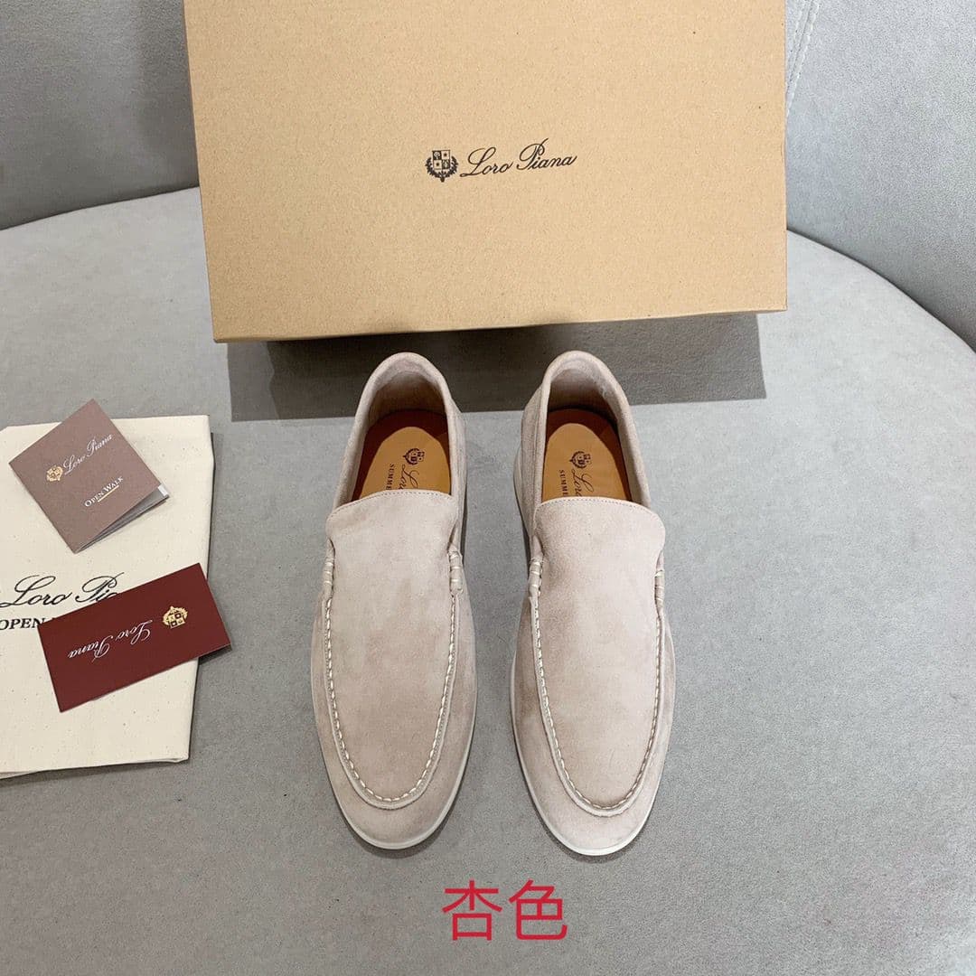 Loro Piana Open Walk Camurça Bege.