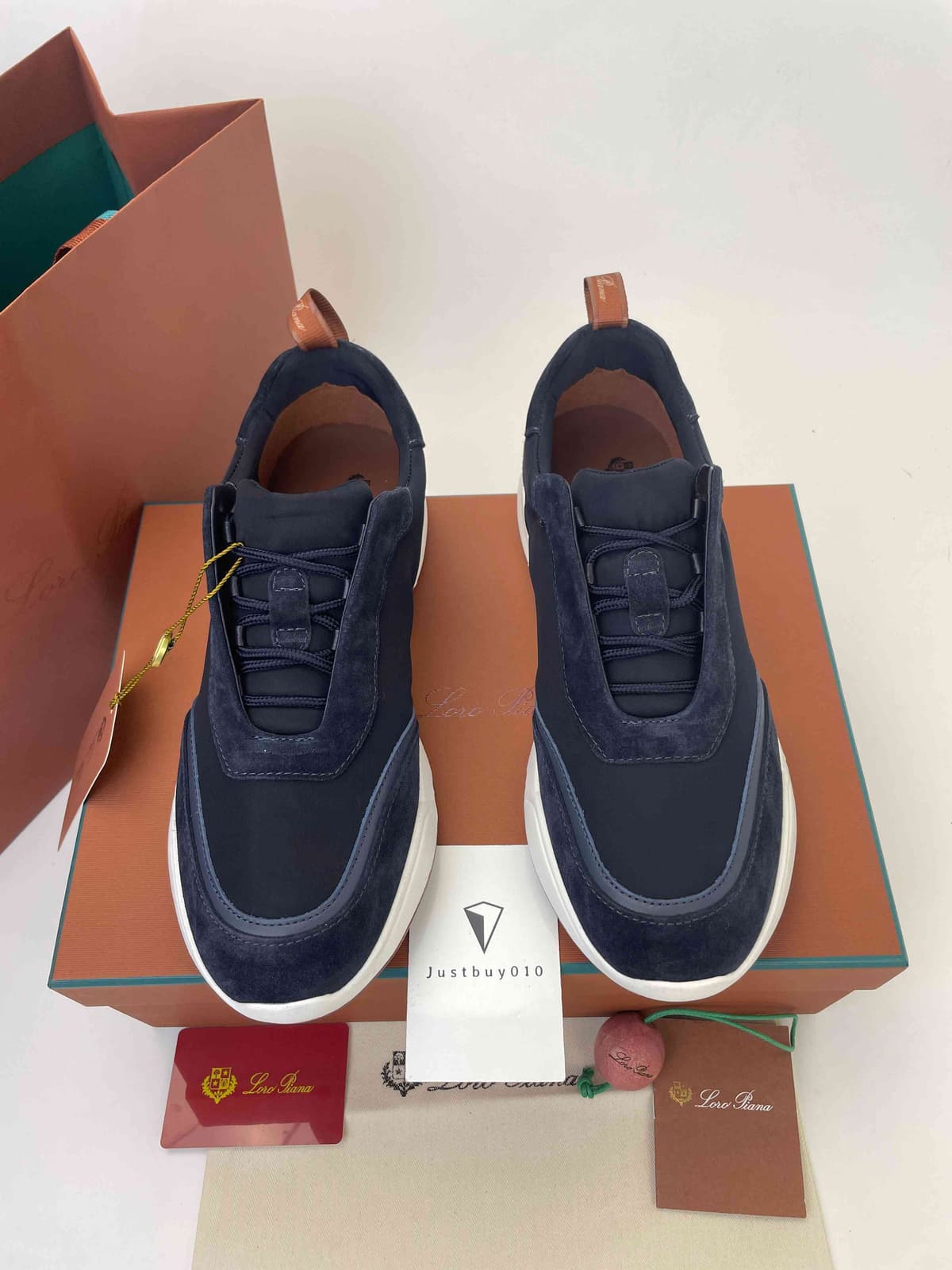 Loro Piana Modular Walk Navy Blue .
