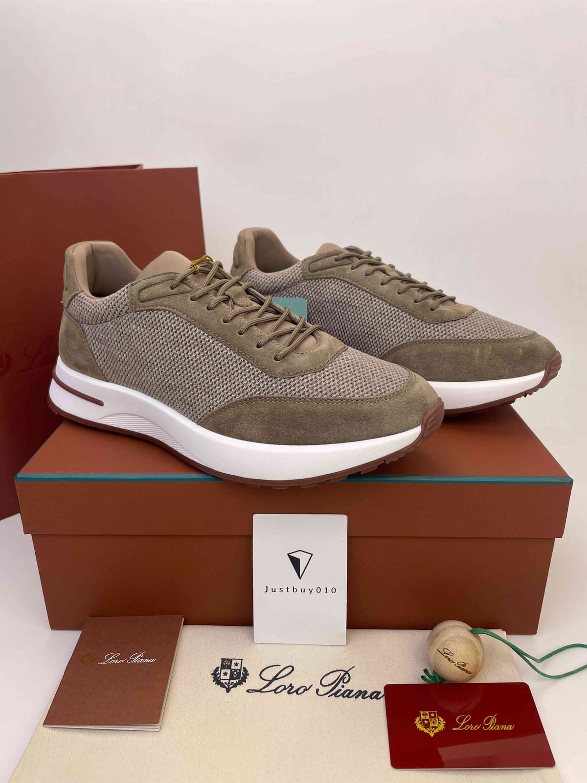 Loro Piana 360 Flexy Walk Knit Sand