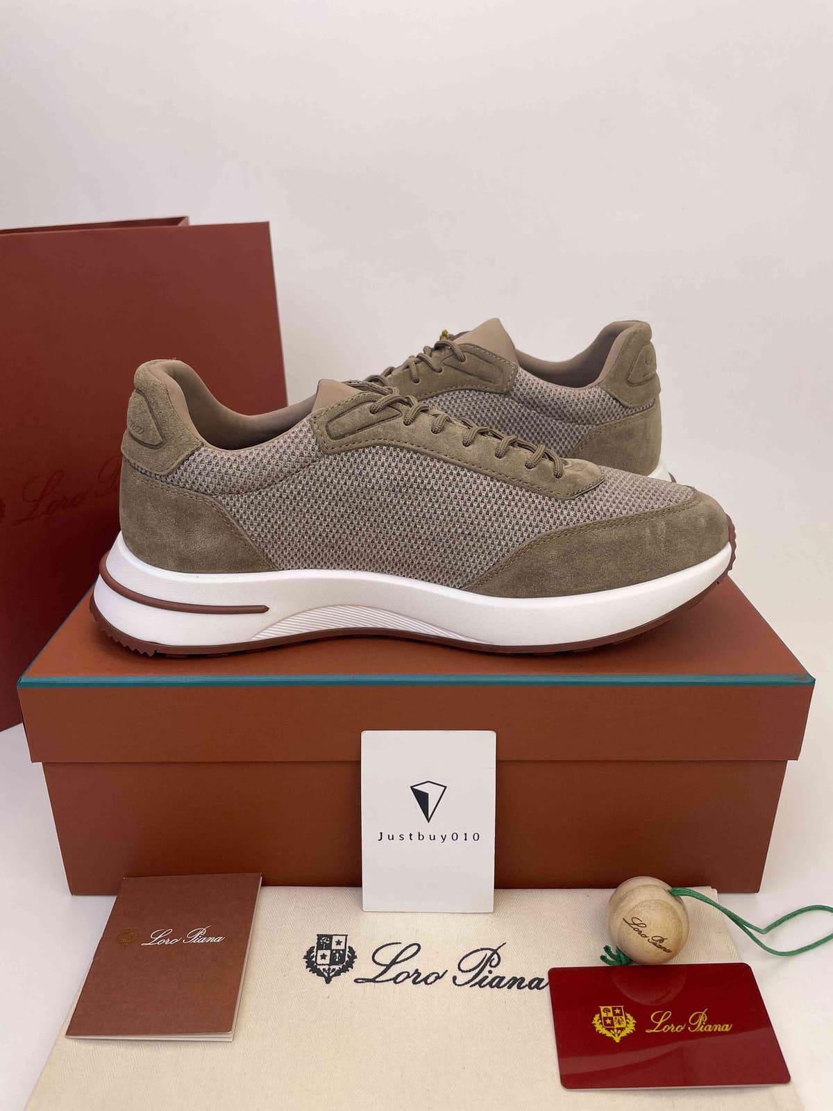 Loro Piana 360 Flexy Walk Knit Sand