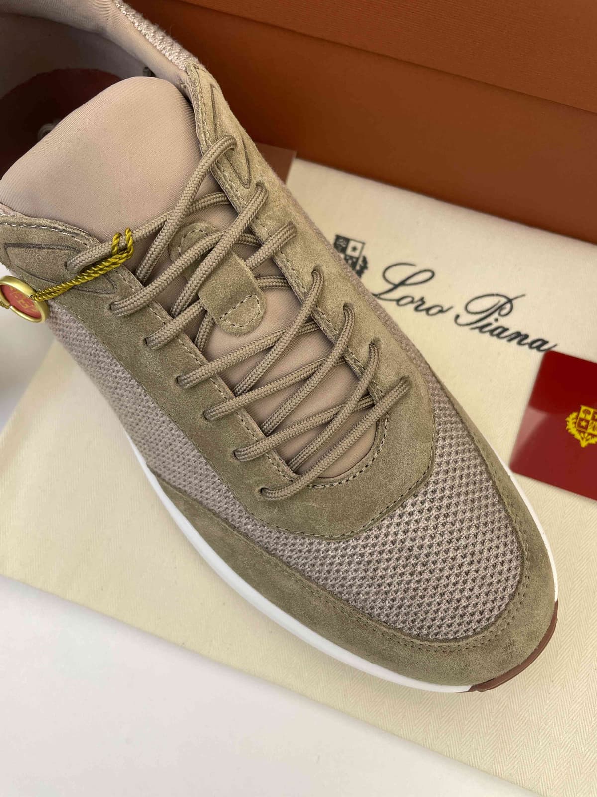 Loro Piana 360 Flexy Walk Knit Sand