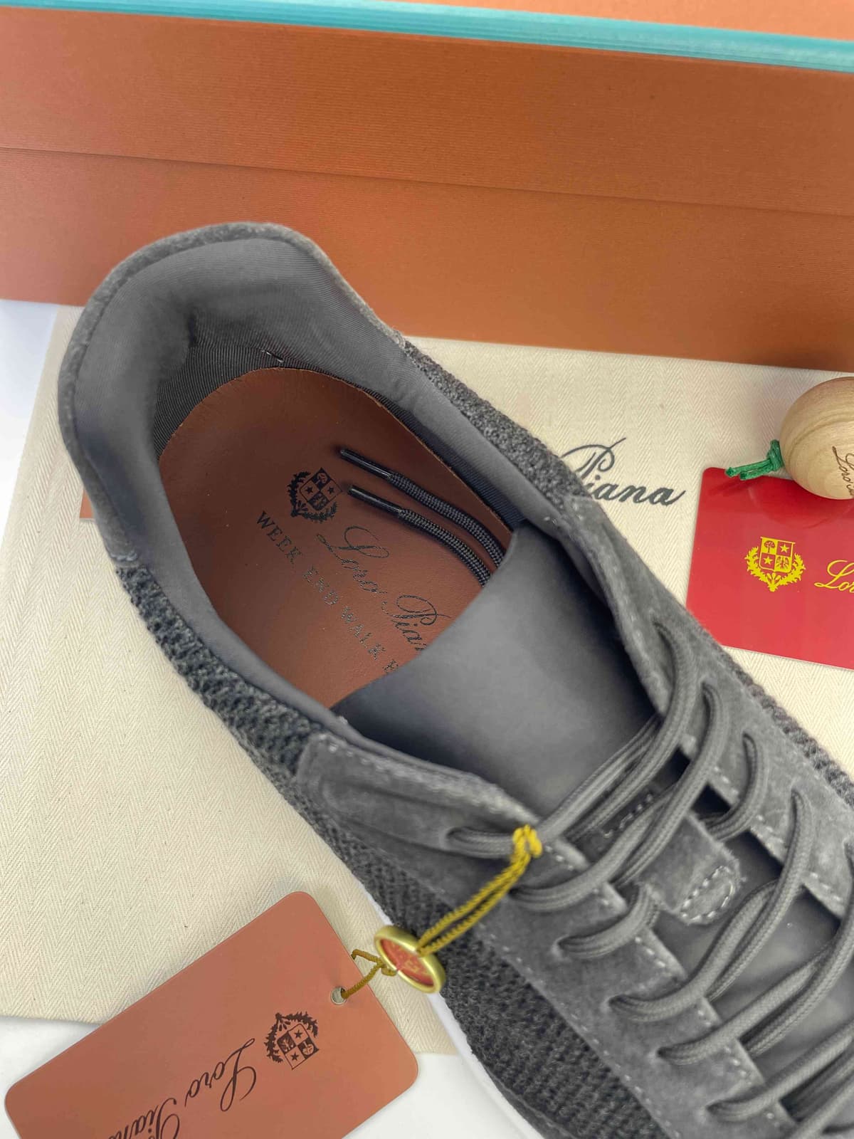 Loro Piana 360 Flexy Walk (Charcoal Blue/Frost Gray)