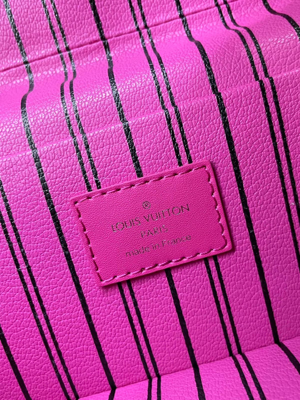 Louis Vuitton Nice Nano Monogram Canvas Pink Trim .