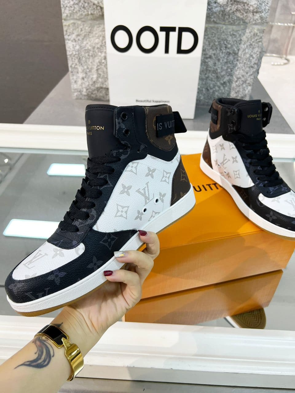 Louis Vuitton Rivoli Sneaker Boot