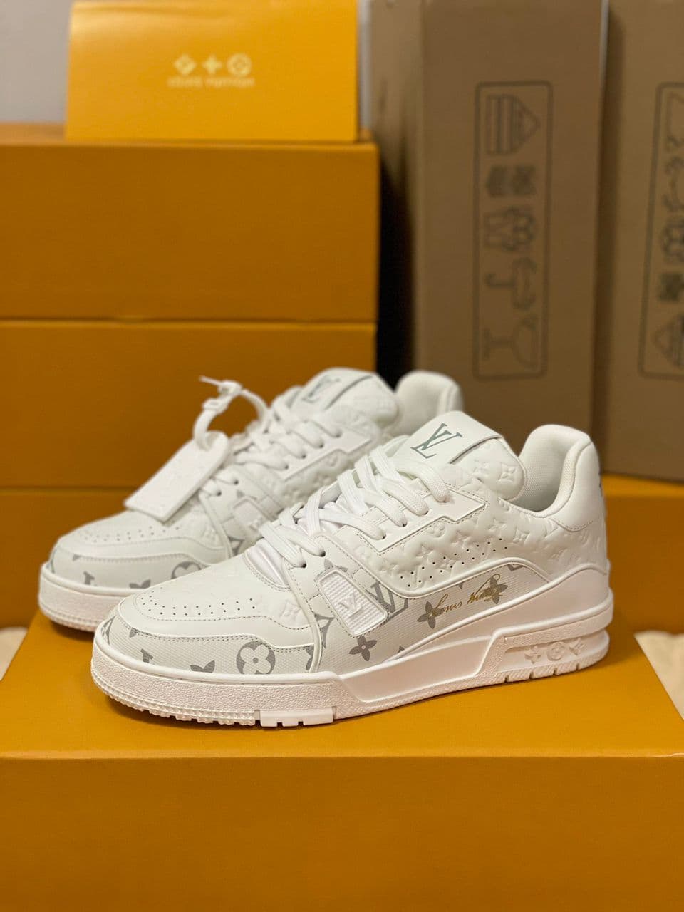 Louis Vuitton Trainer Low White