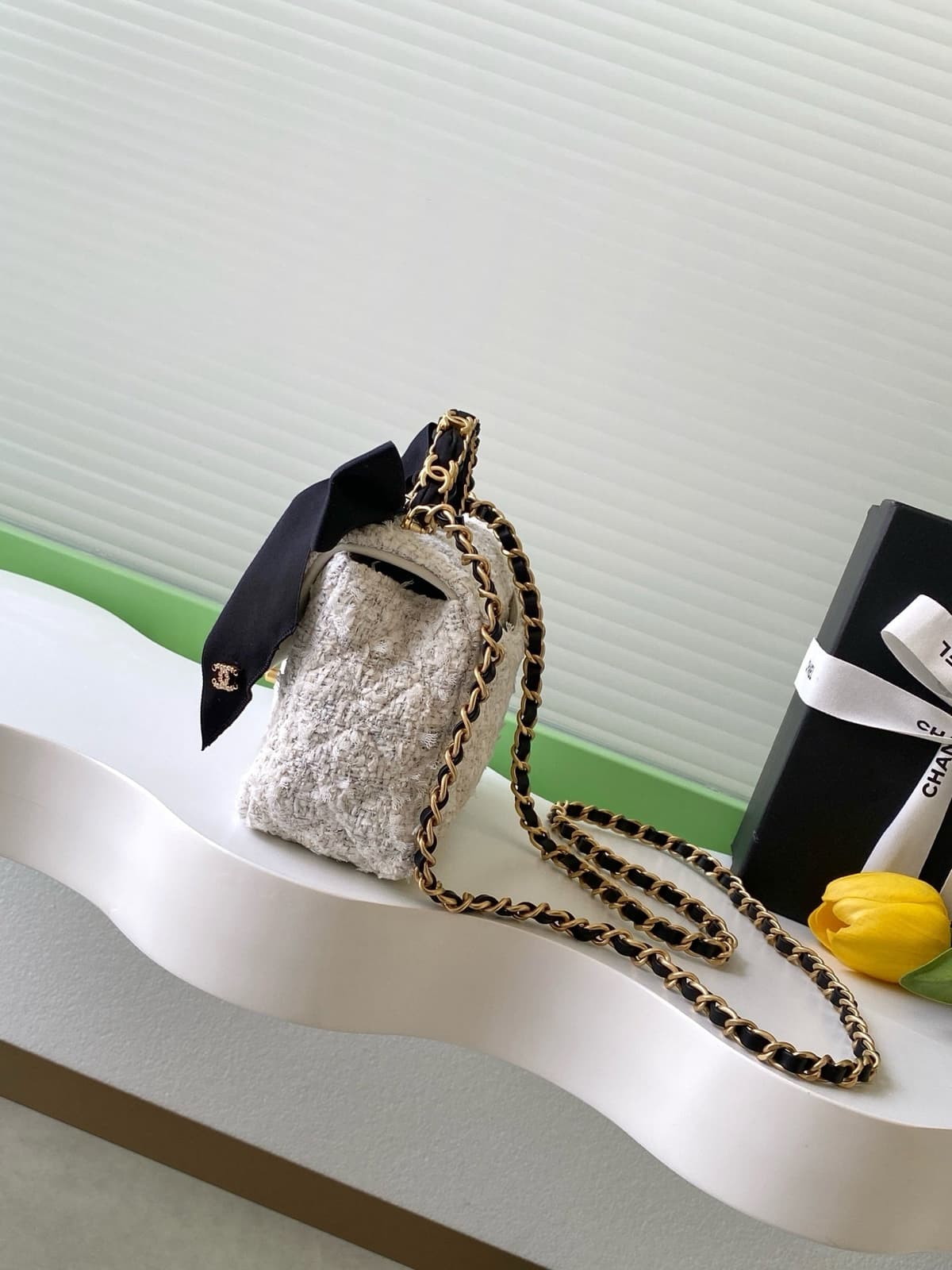 Mini Flap Bag With Top Handle CHANEL