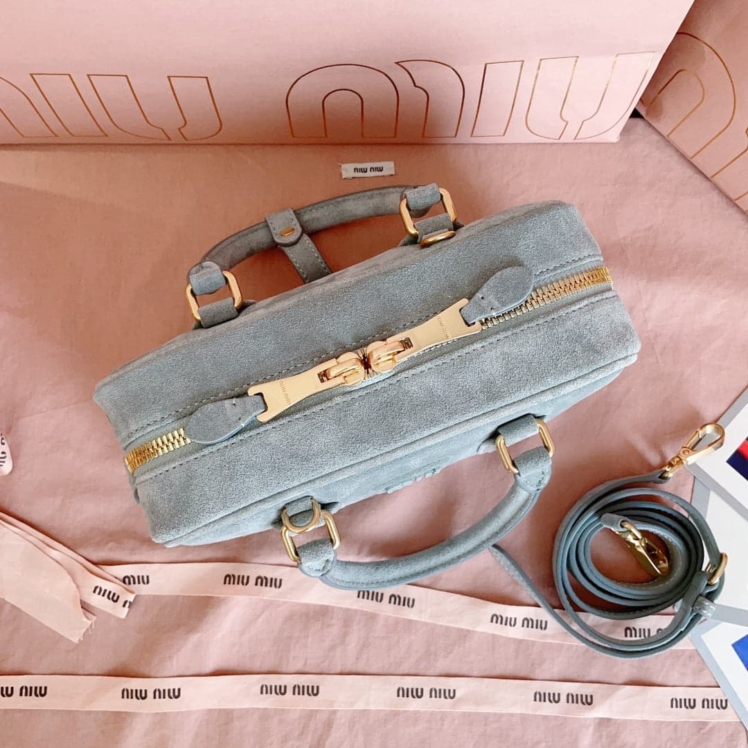Miu Miu Suede Pocket Bag