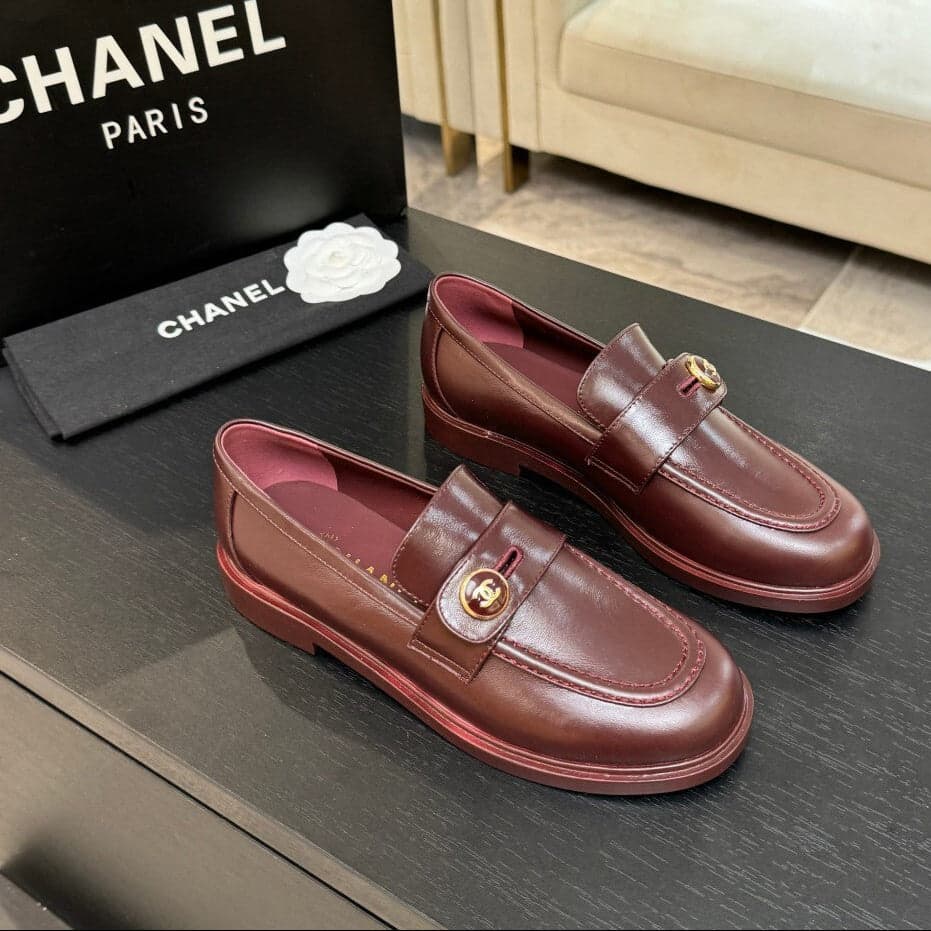 Chanel Timeless Loafer red