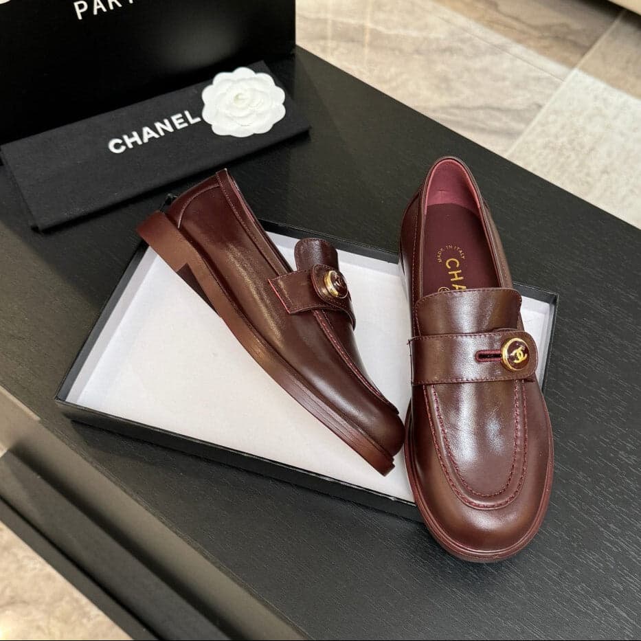 Chanel Timeless Loafer red