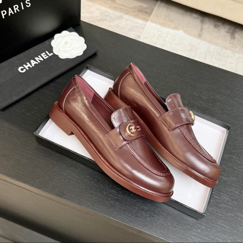 Chanel Timeless Loafer red