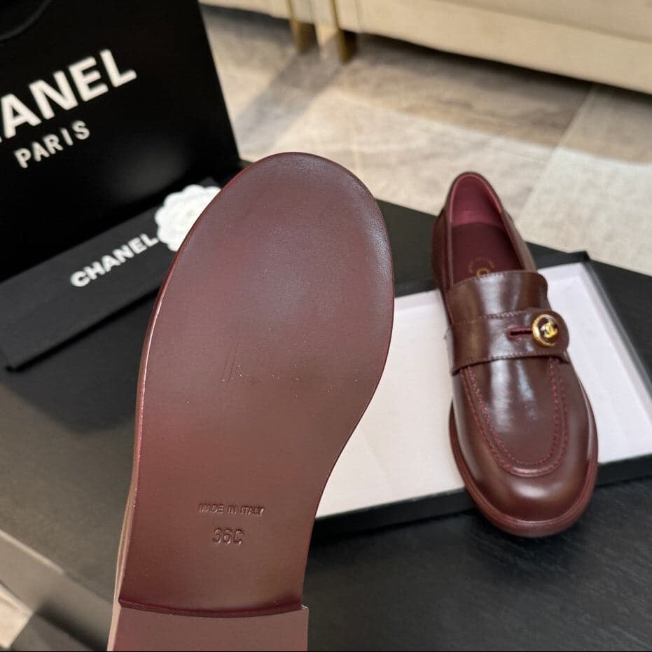 Chanel Timeless Loafer red