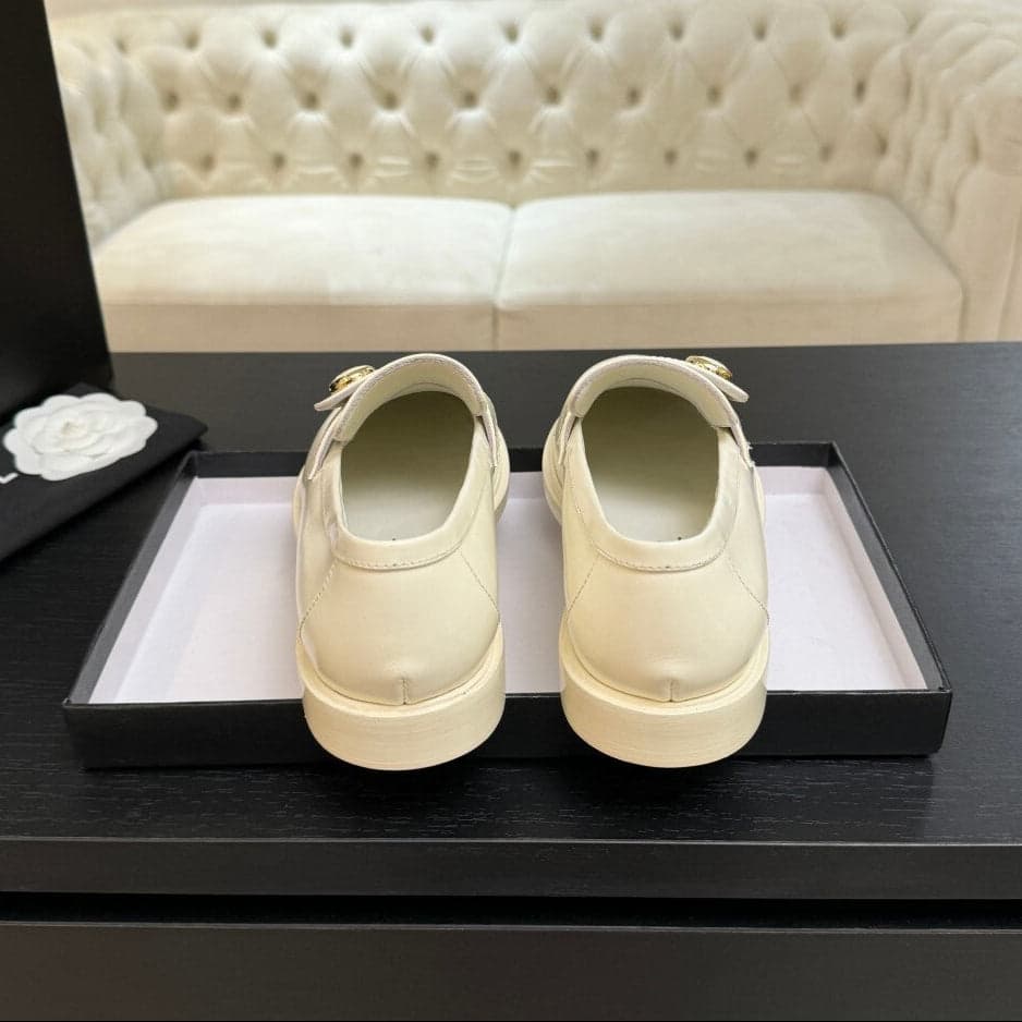 Chanel Timeless Loafer white