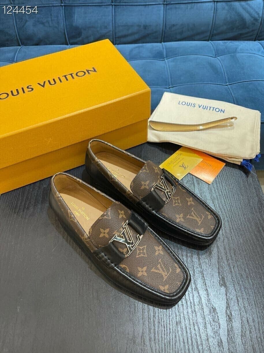 LV Loafer Canvas Marrom.