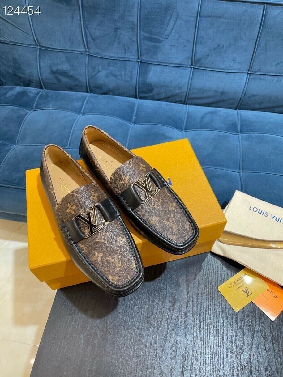LV Loafer Canvas Marrom.