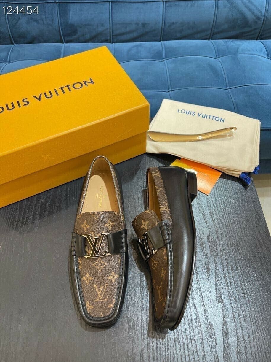 LV Loafer Canvas Marrom.