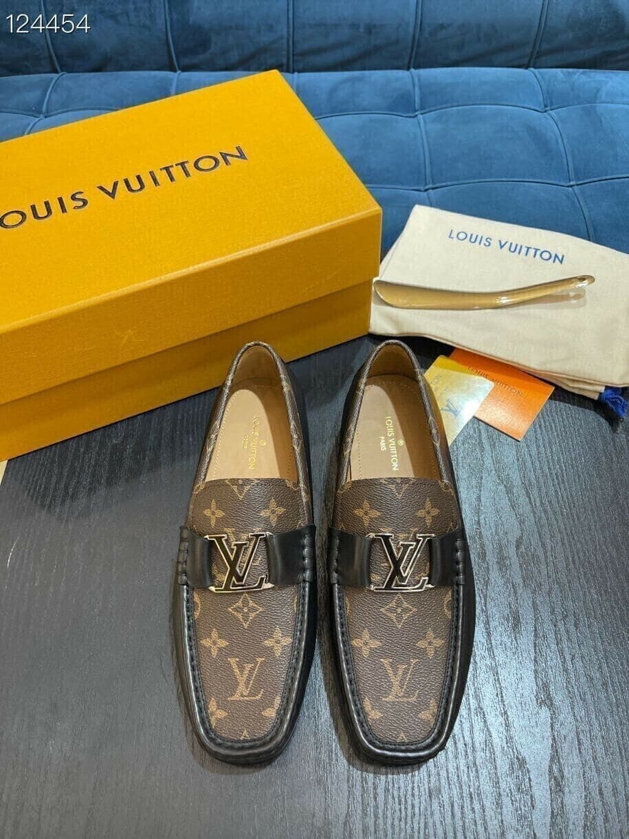 LV Loafer Canvas Marrom.