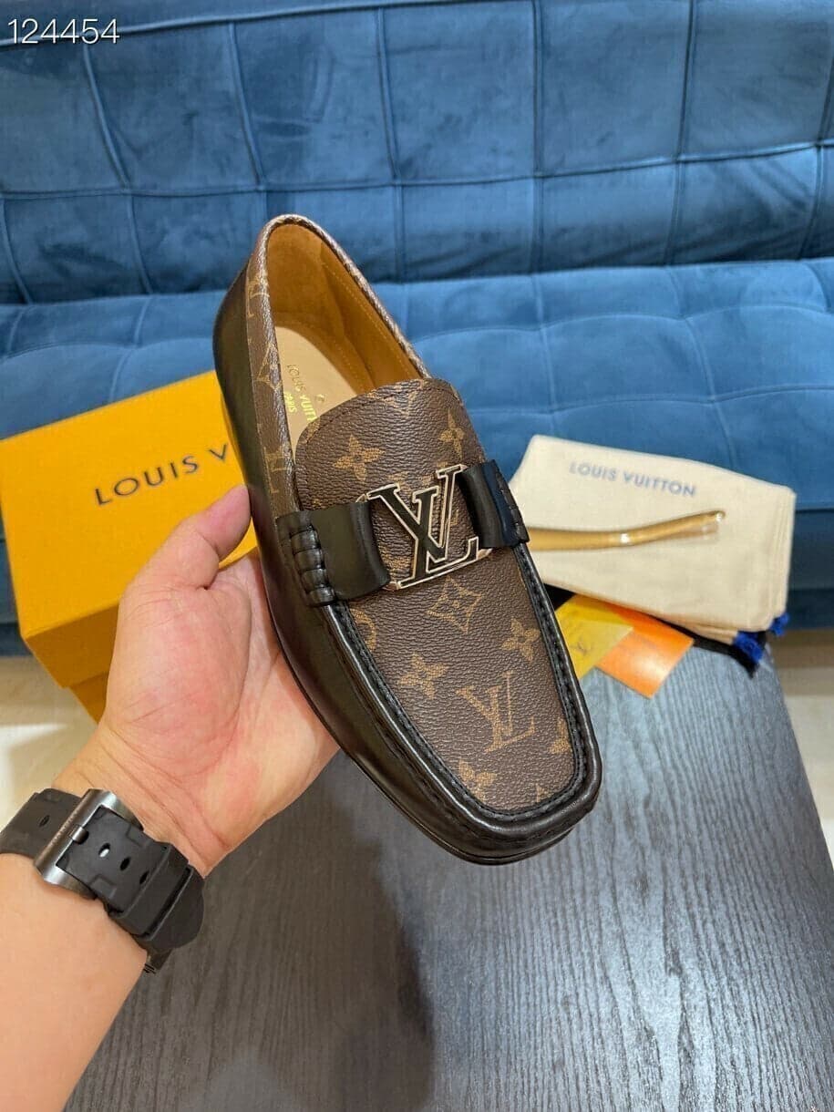 LV Loafer Canvas Marrom.