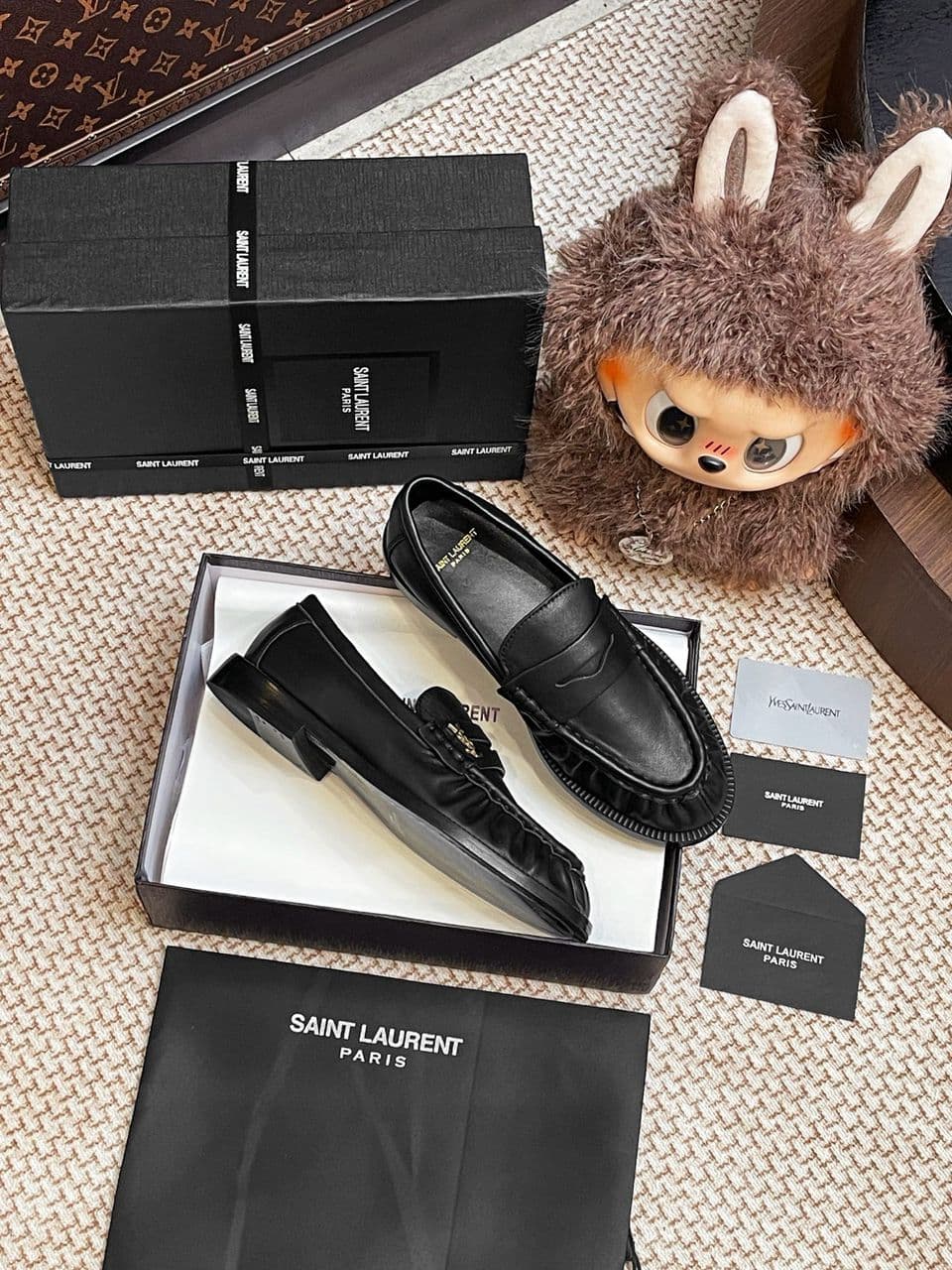 Mocassim YSL Black.