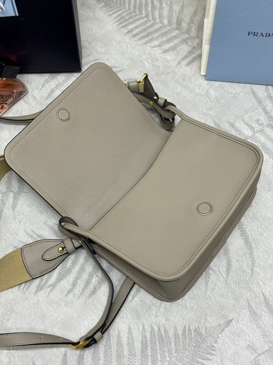 Prada leather shoulder bag