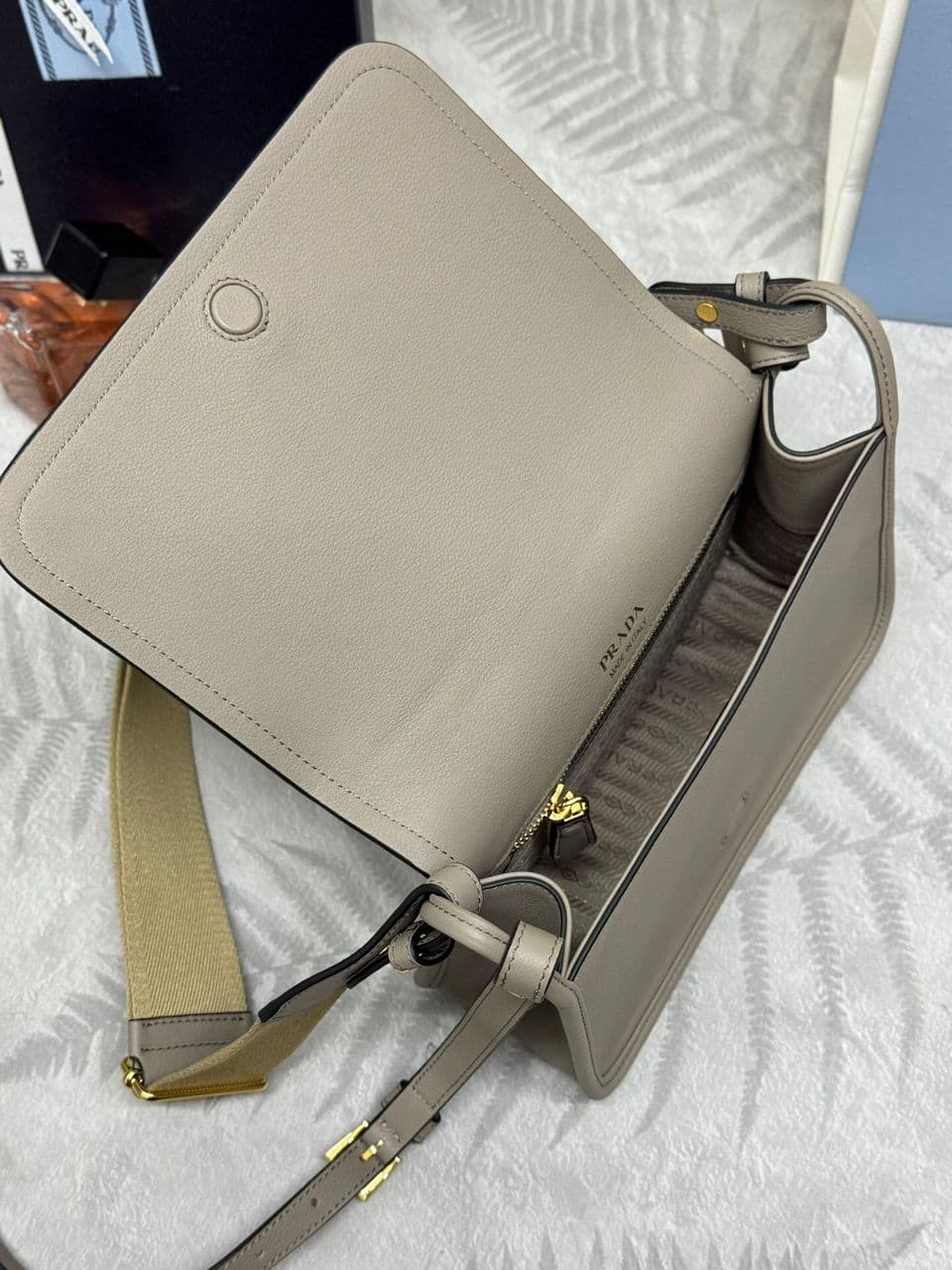 Prada leather shoulder bag