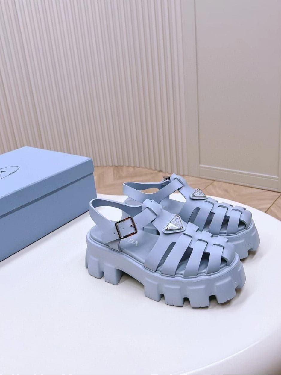 Prada Monolith blue