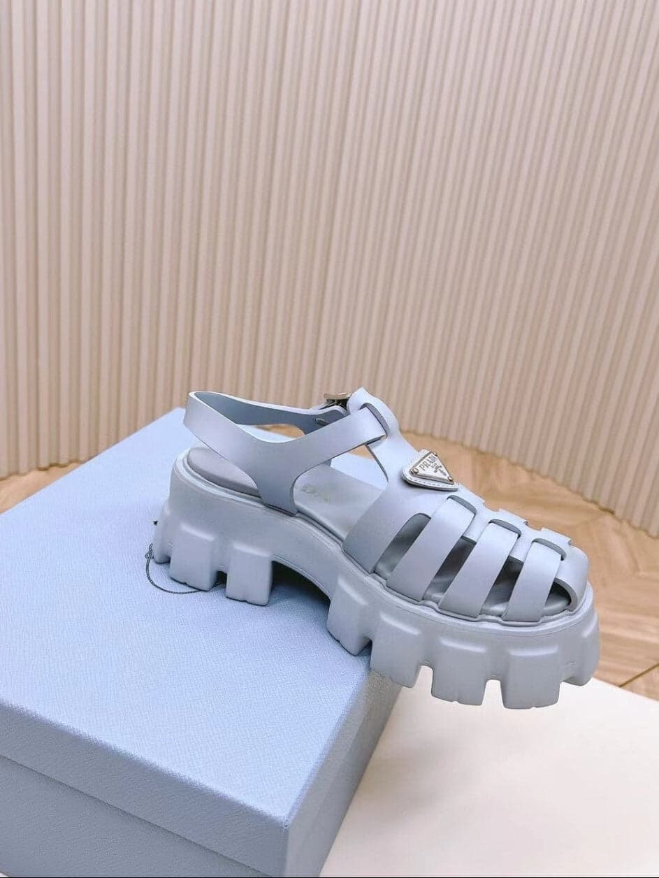 Prada Monolith blue