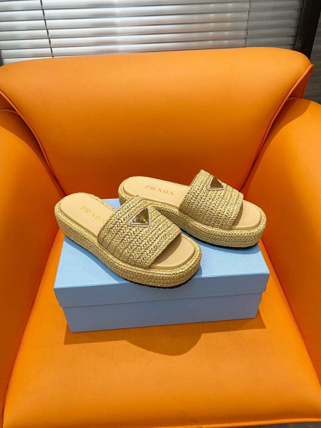 Prada Sandália flatform