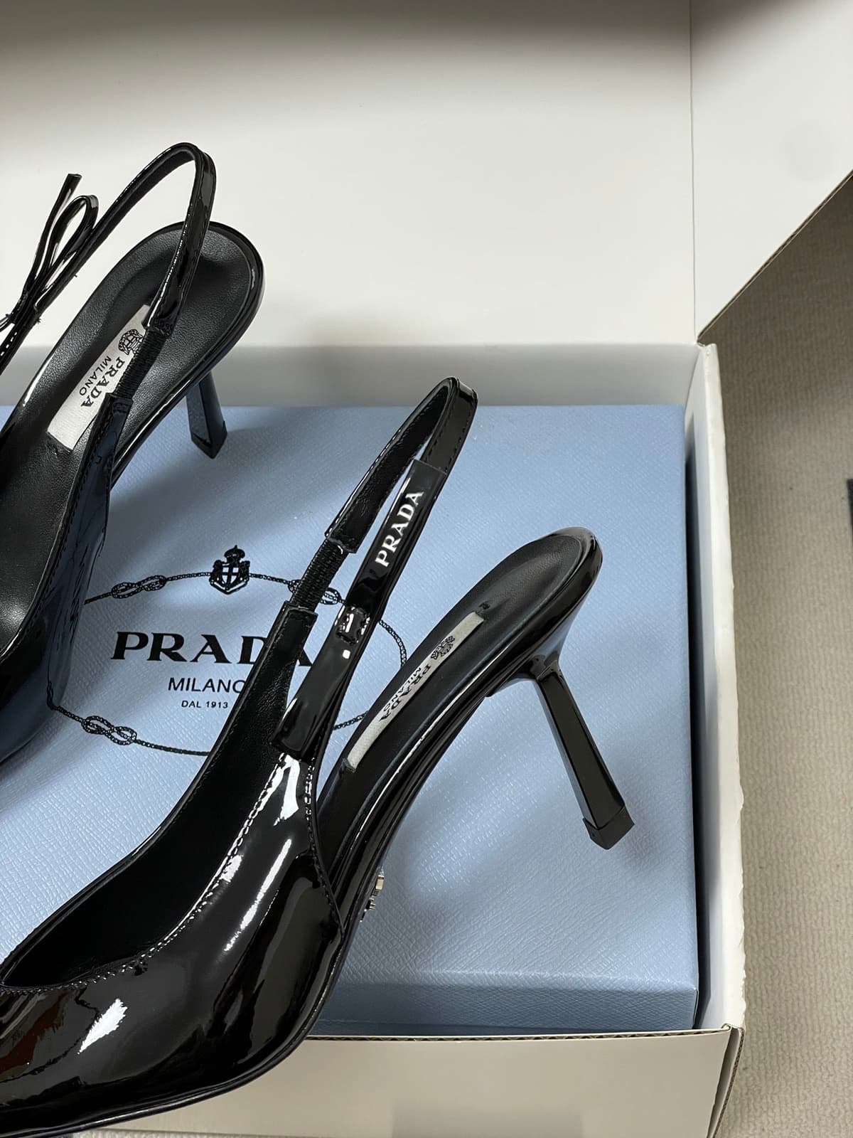 Prada Slingback Pumps Black