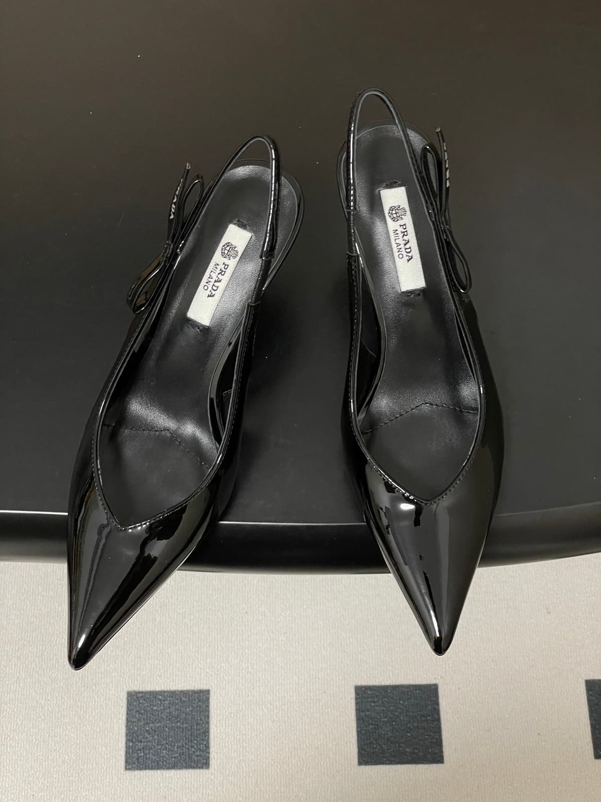Prada Slingback Pumps Black