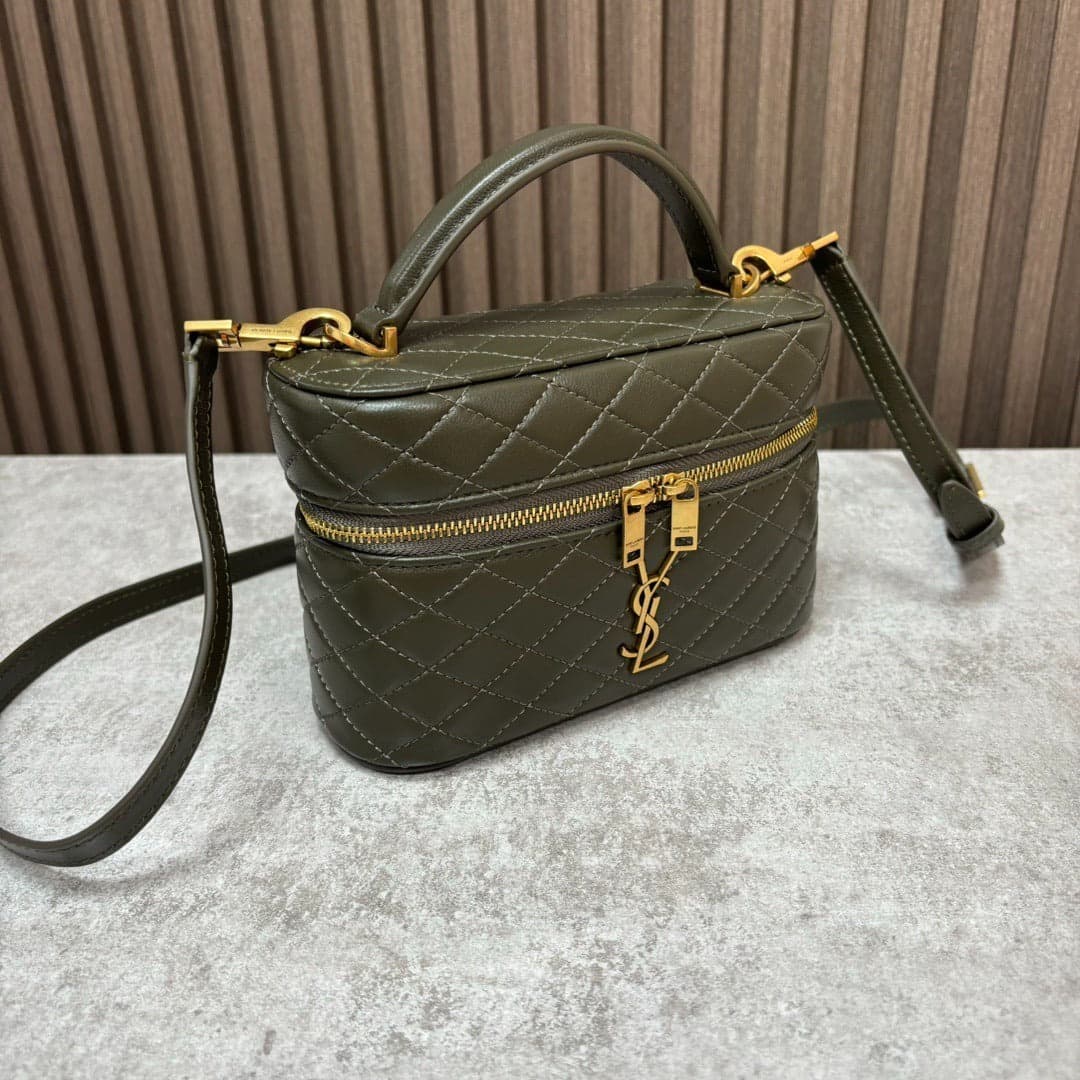 Saint Laurent Gaby Vanity Green