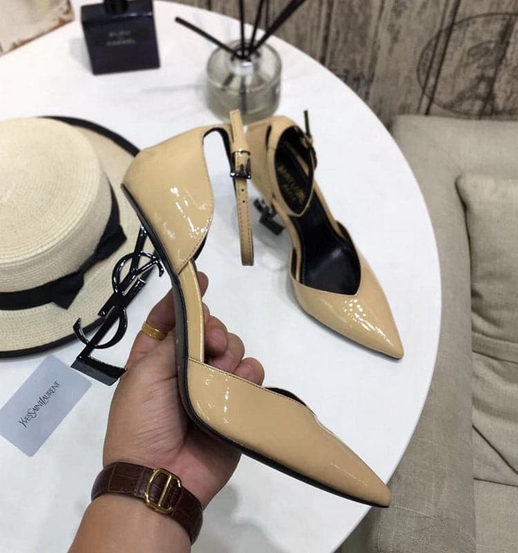 Saint Laurent Opyum Pumps Off-White