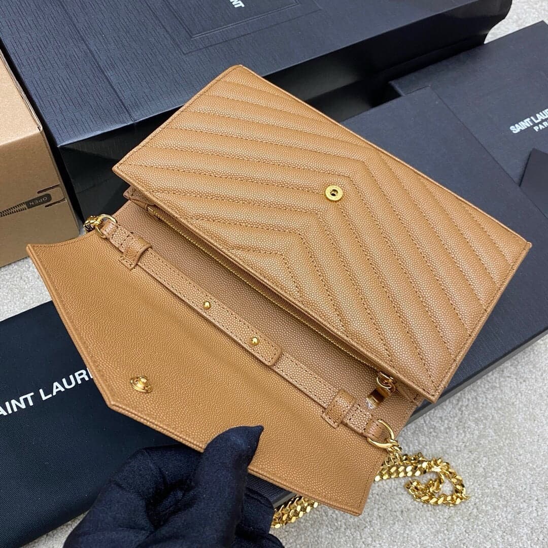 Saint Laurent Shoulder Bag Bege Camel
