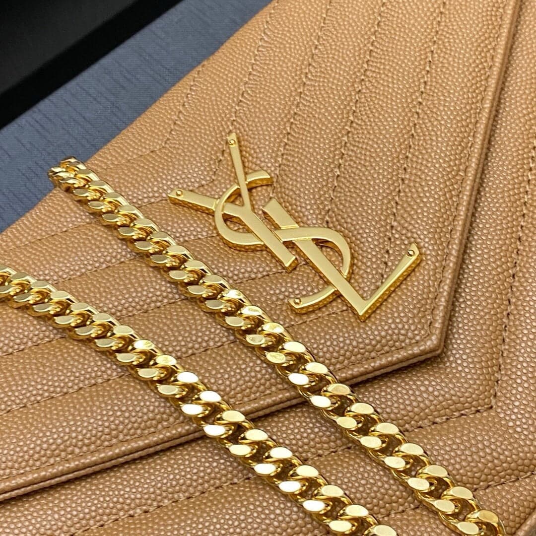 Saint Laurent Shoulder Bag Bege Camel