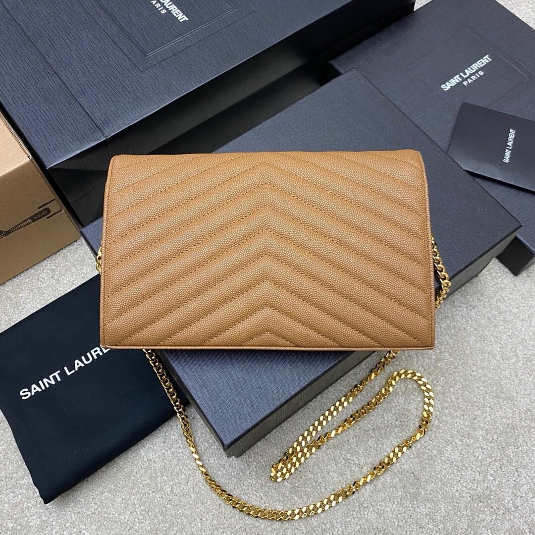 Saint Laurent Shoulder Bag Bege Camel