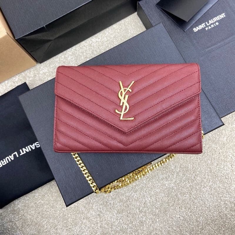 Saint Laurent Shoulder Bag red