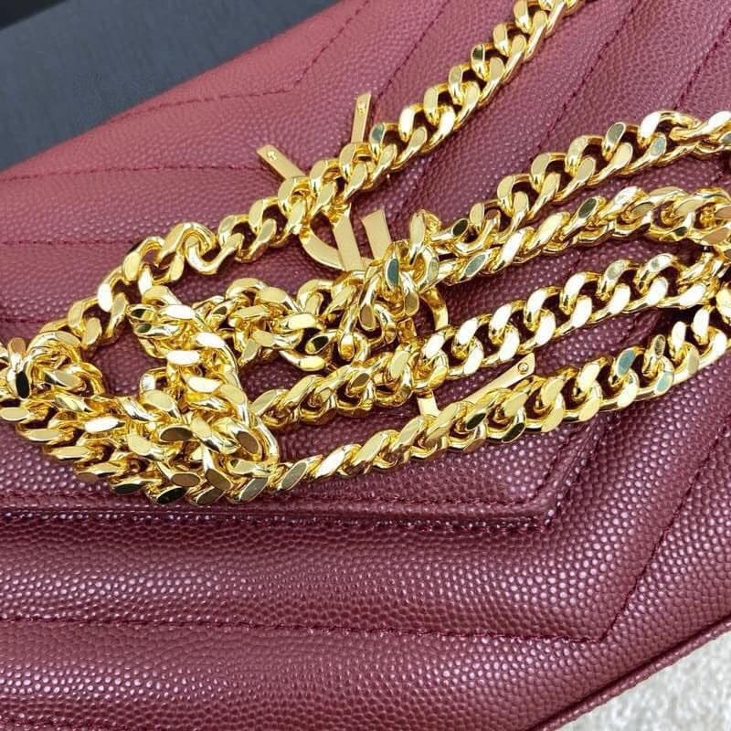 Saint Laurent Shoulder Bag red