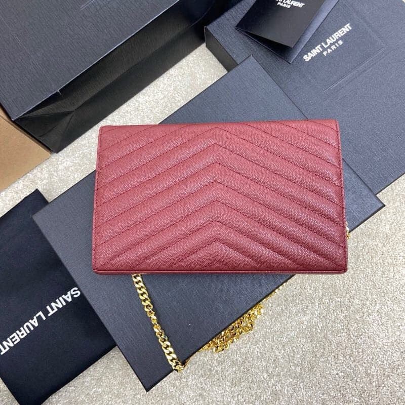 Saint Laurent Shoulder Bag red