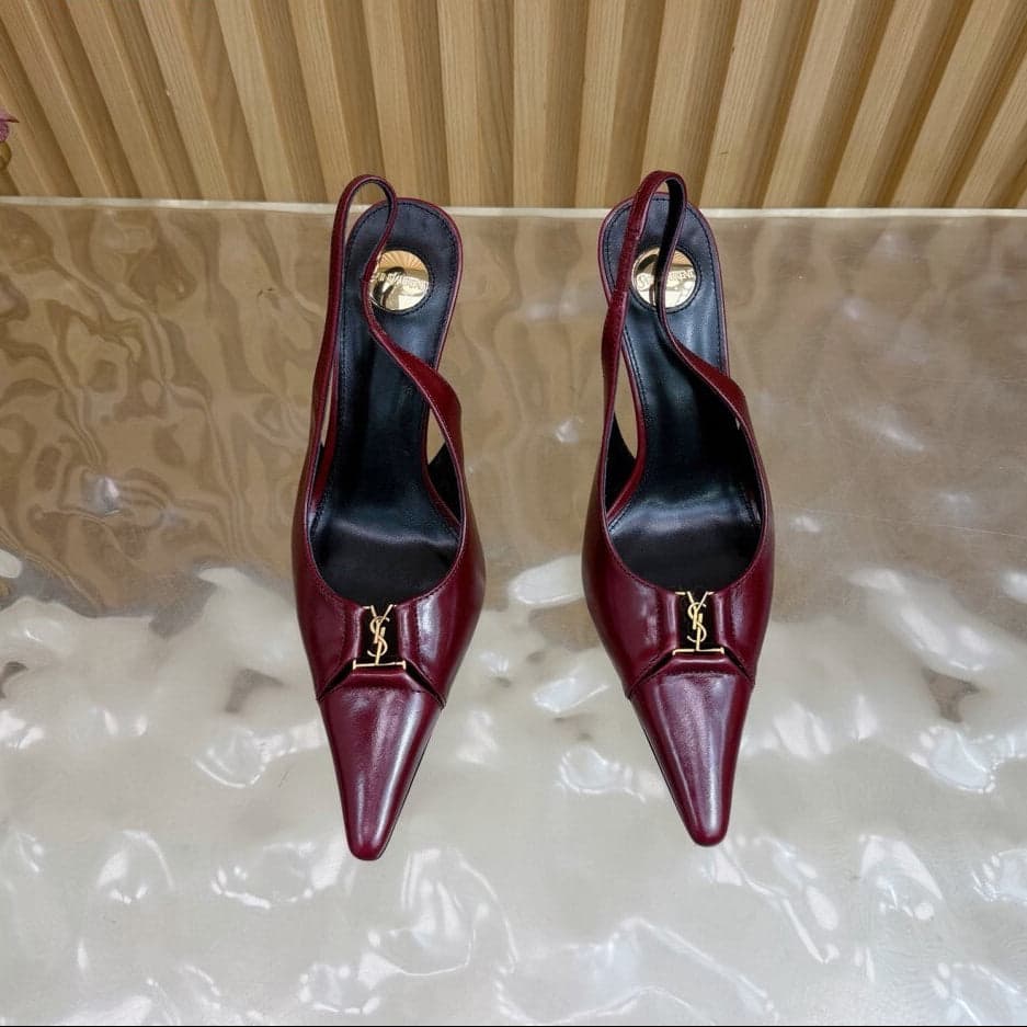 Scarpin Babylone Breteuil Saint Laurent Wine