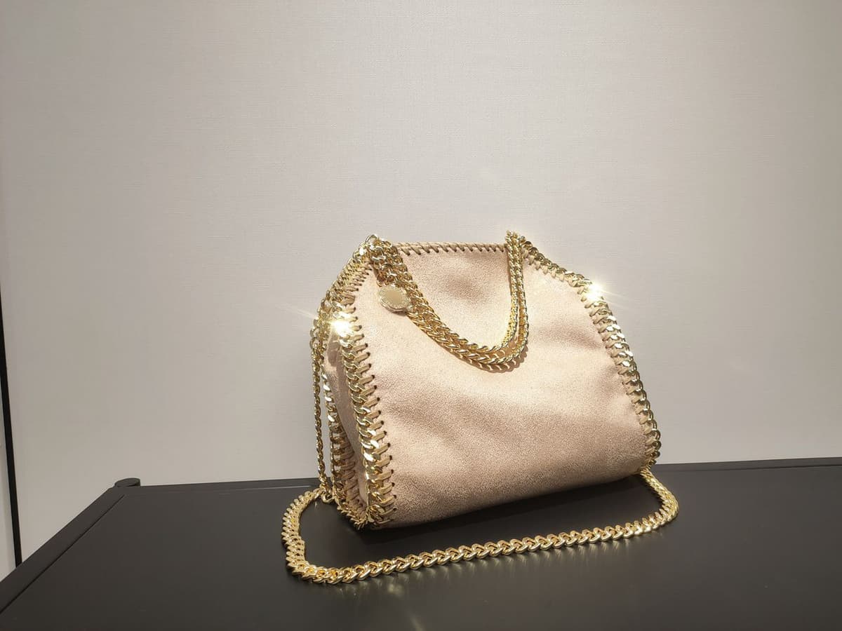 Stella McCartney Falabella Tote Maxi Rosé Gold