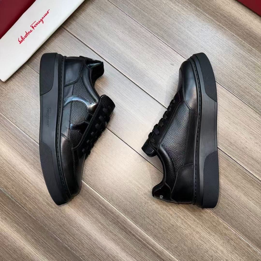 Tênis Ferragamo Cassina Black.