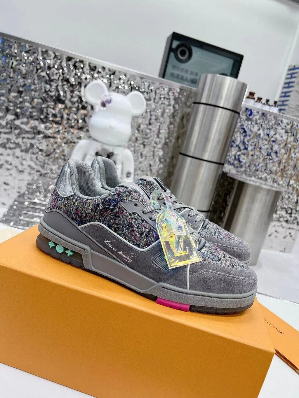 Trainer Grey Multicolor ( Pronta entrega )