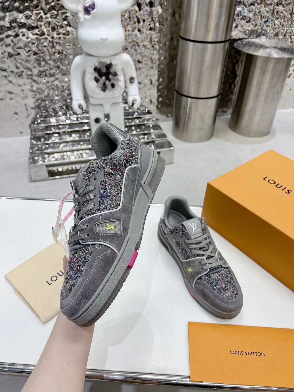 Trainer Grey Multicolor ( Pronta entrega )