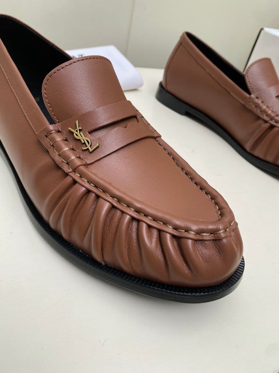 YSL Mocassim Le Loafer Brown