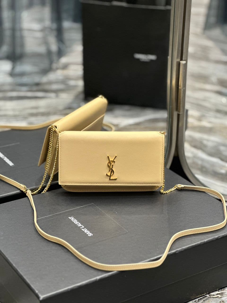 Yves Saint Laurent Cassandre Phone Holder.