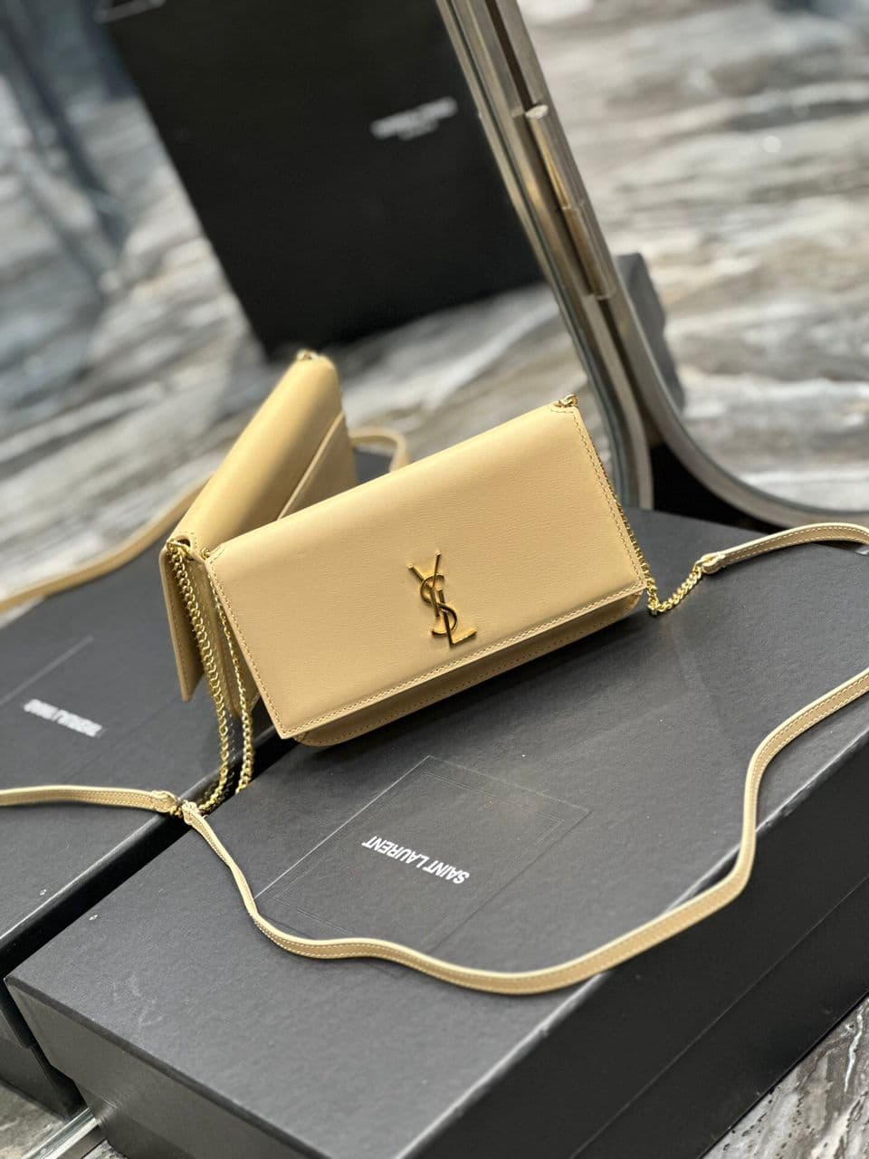 Yves Saint Laurent Cassandre Phone Holder.